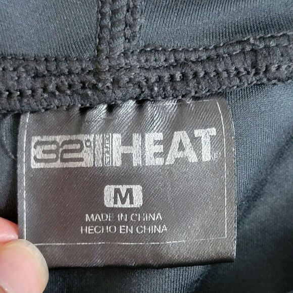 32 Degrees Heat Hoodie Mens Medium Black Super Soft Pullover Jacket Sweatshirt - Picture 10 of 12